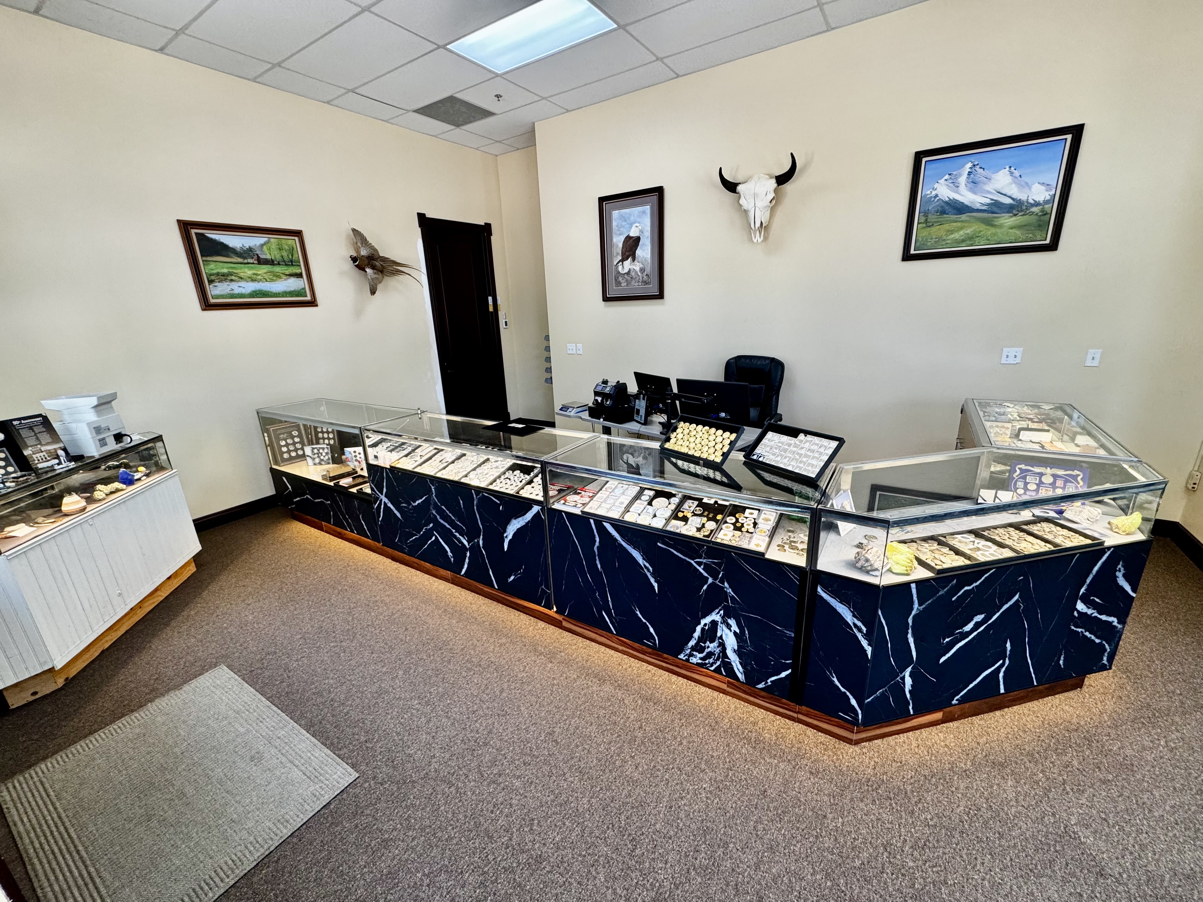 Parker Coin and Bullion office interior